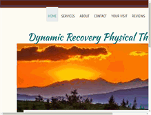 Tablet Screenshot of dynamicrecoverypt.com